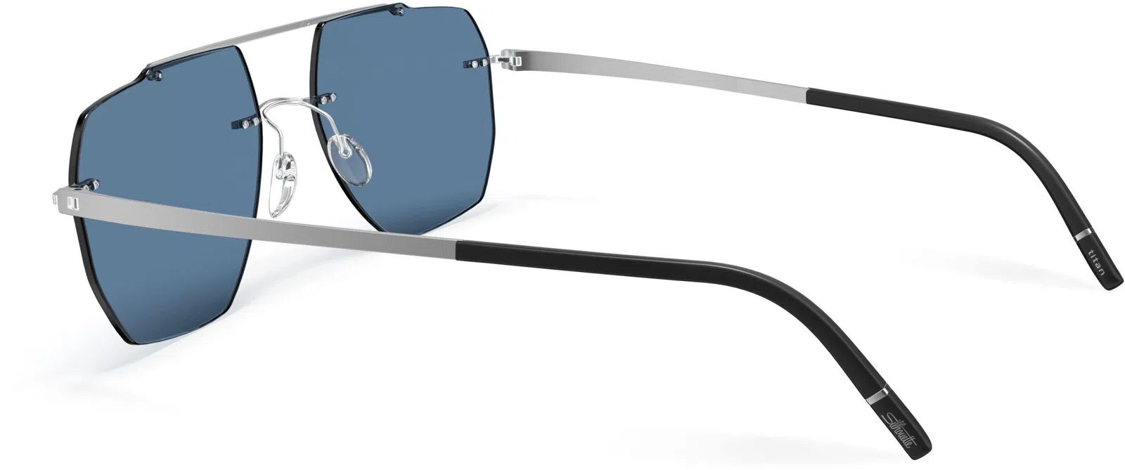 Silhouette Rincon Rimless 8746 Sunglasses - view 6